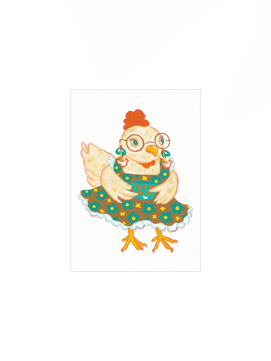 Ms. Henrietta Cluck - Print product image (1)