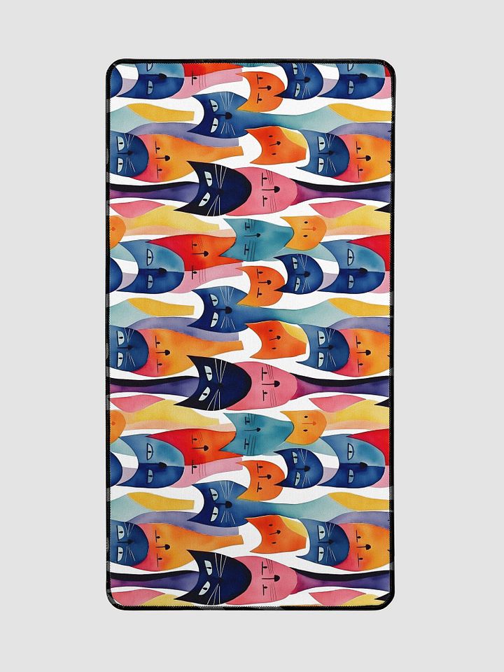 Watercolored Cats Desk Mat product image (2)