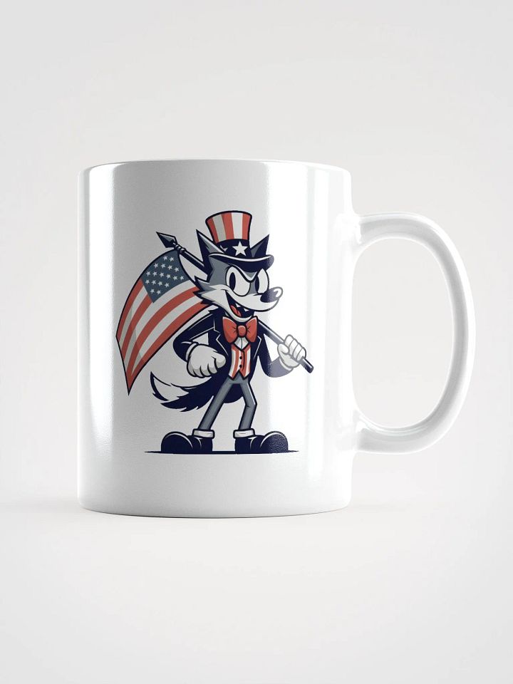 Wolf Uncle Sam Mug product image (1)