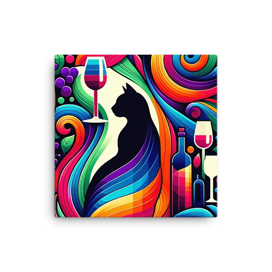 Canvas (in): Cats and Wine product image (1)