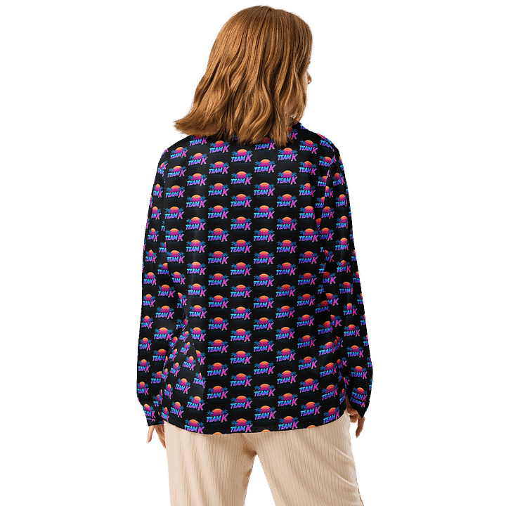 Team K 1980's Women's Long Sleeve Pajama Top product image (2)
