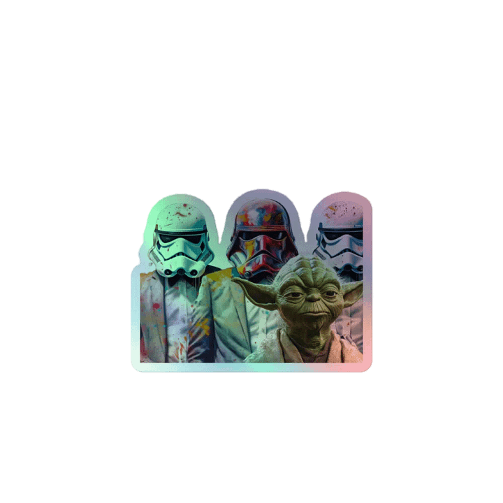 Galactic Splatter Stormtrooper w/Yoda Sticker Set product image (1)