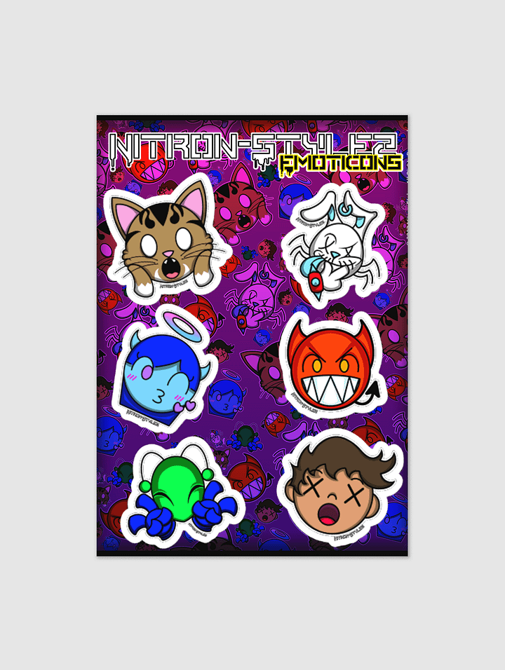 Nitron-Stylez - Emoticon Sticker Sheet product image (1)