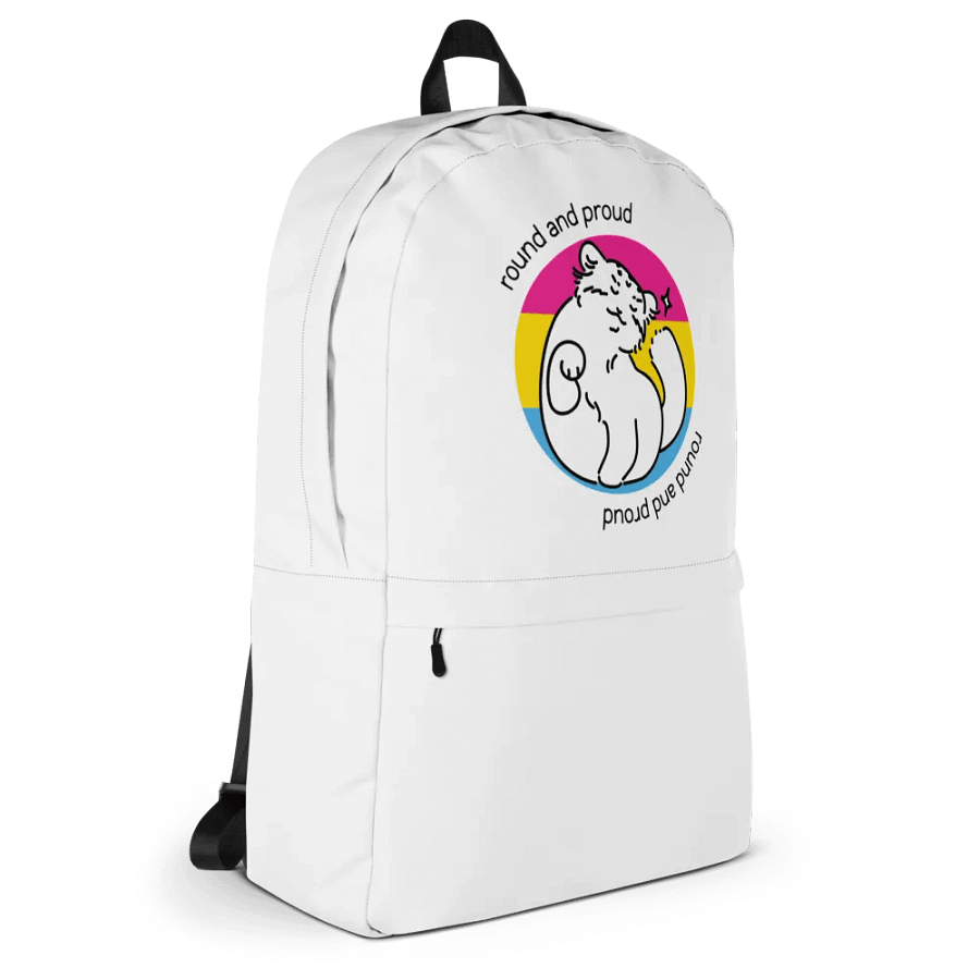 Round and Proud Manul Pansexual Version - Backpack product image (4)