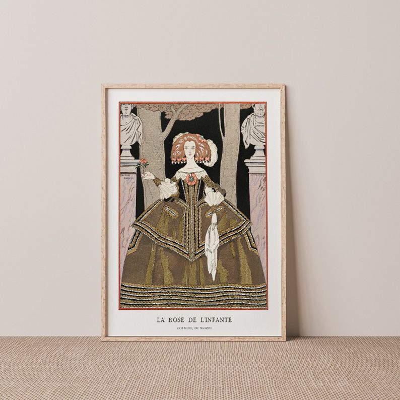 La rose de l’infante ; Costume, de Worth (1924) Vintage Art Print by George Barbier product image (20)