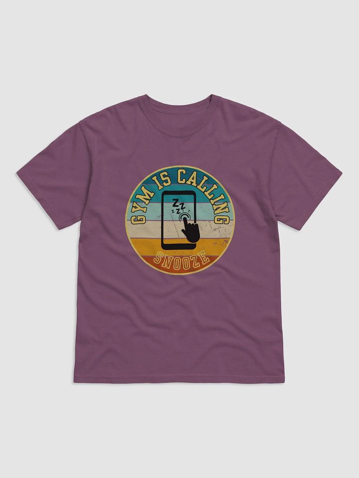 Retro Gym Snooze Badge T-Shirt product image (1)