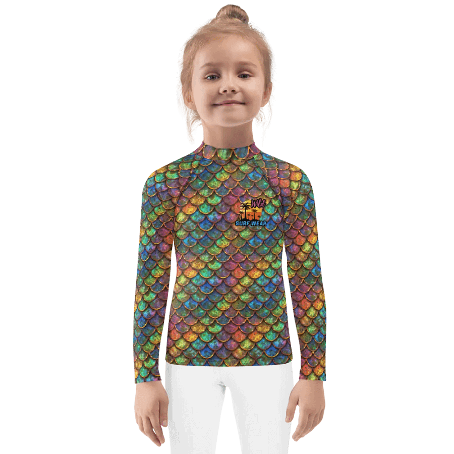 Wild Dragon Scale Kids Rash Guard #1 product image (3)