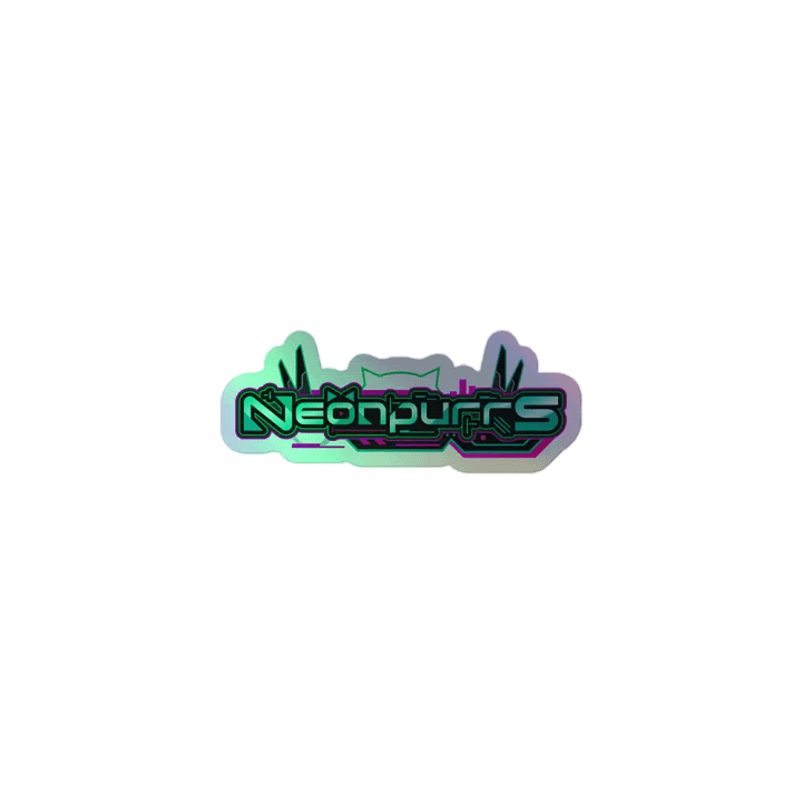 Neonpurrs Logo Sticker product image (1)