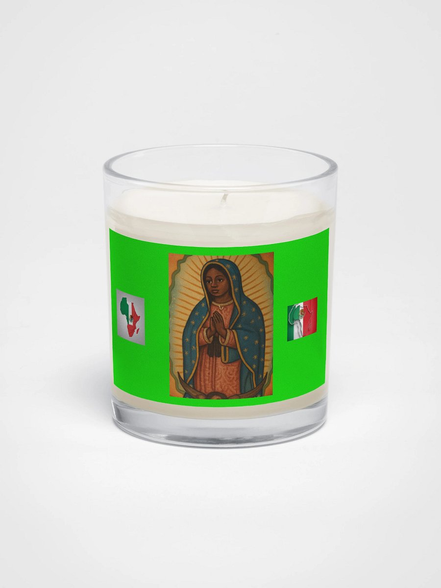 Vela de Protección y Orgullo – Afro-Mexicana Virgen de Guadalupe (Candle of Protection and Pride – Afro-Mexican Our Lady of Guadalupe) product image (1)