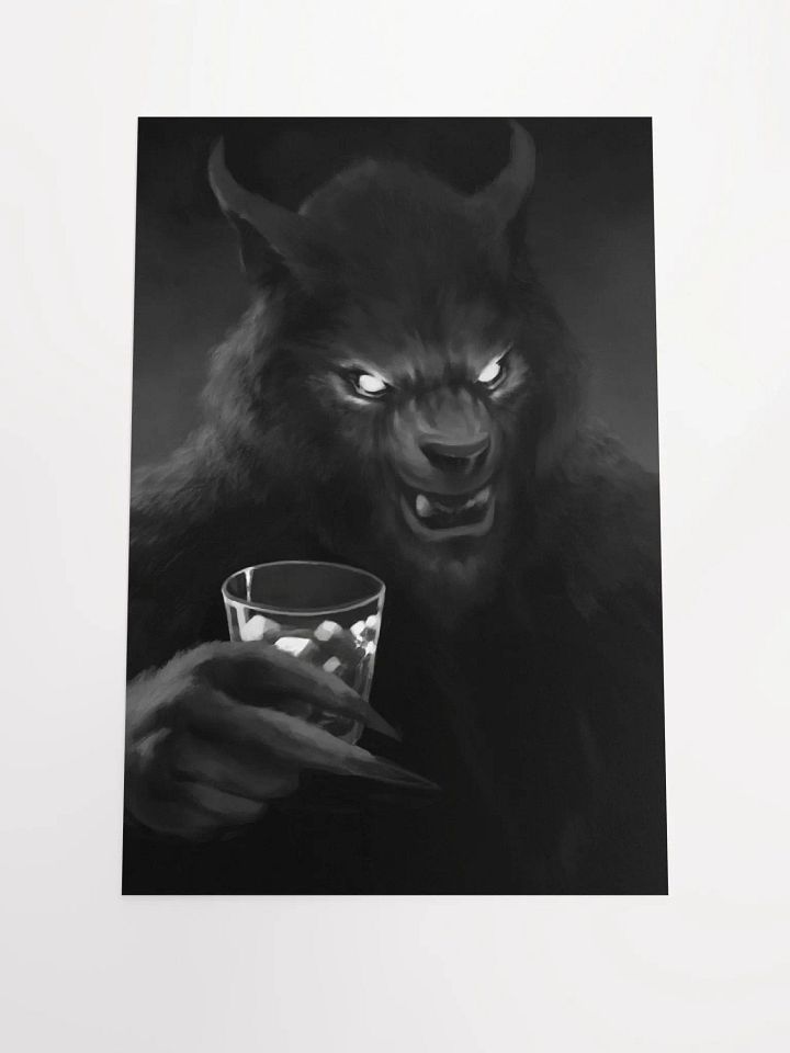 Sippin With Sin Werewolf Poster product image (1)