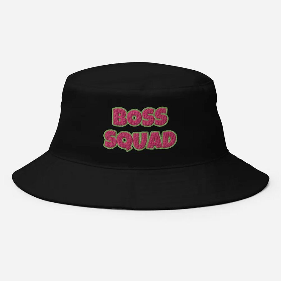Boss Squad Bucket Hat (Pink & Green) product image (8)