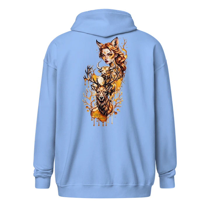 Vixen Stag and Bull Honey Zippy Hoodie product image (7)