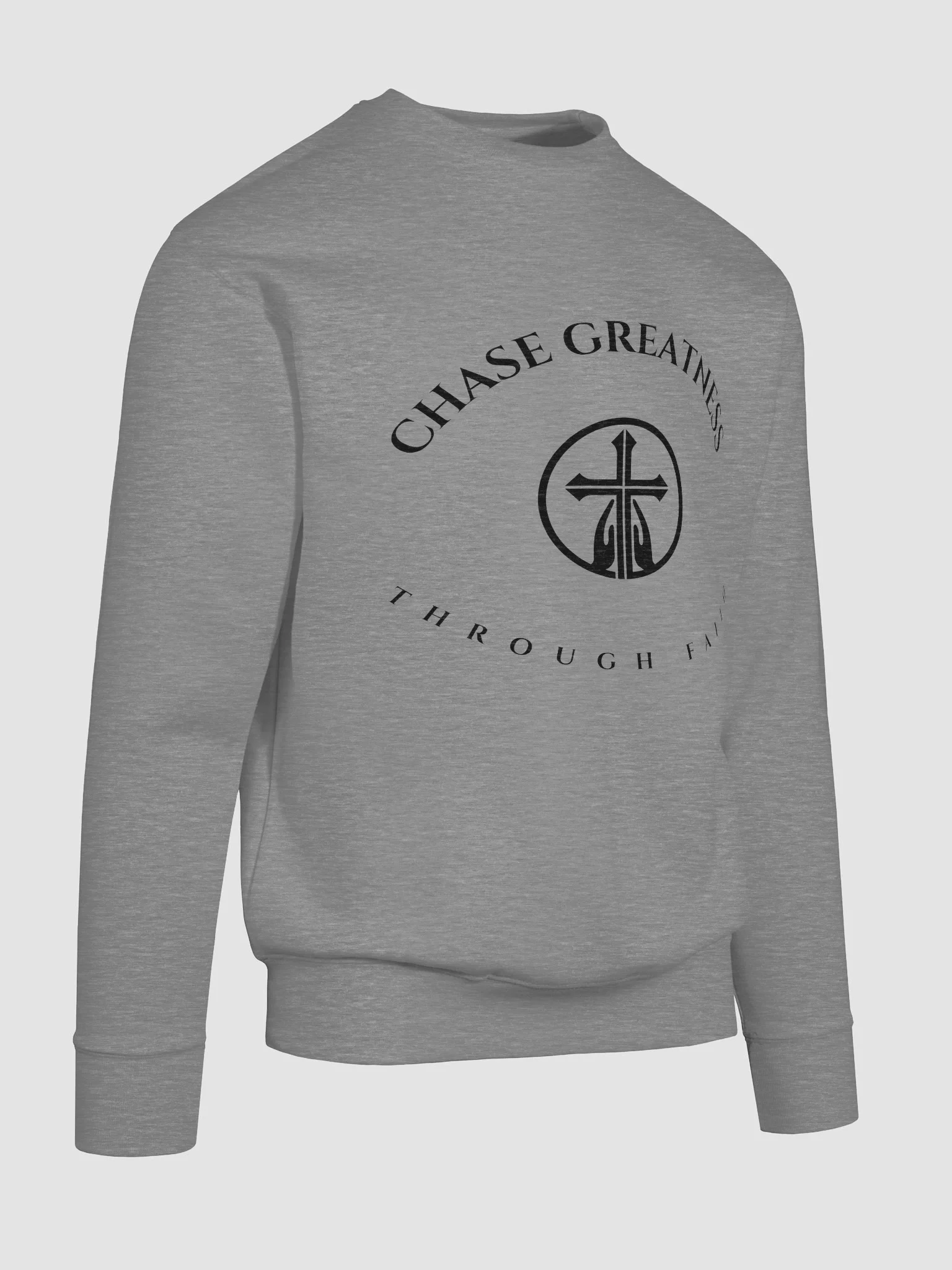 CG Faith Crew Neck Sweatshirt (Black) product image (79)