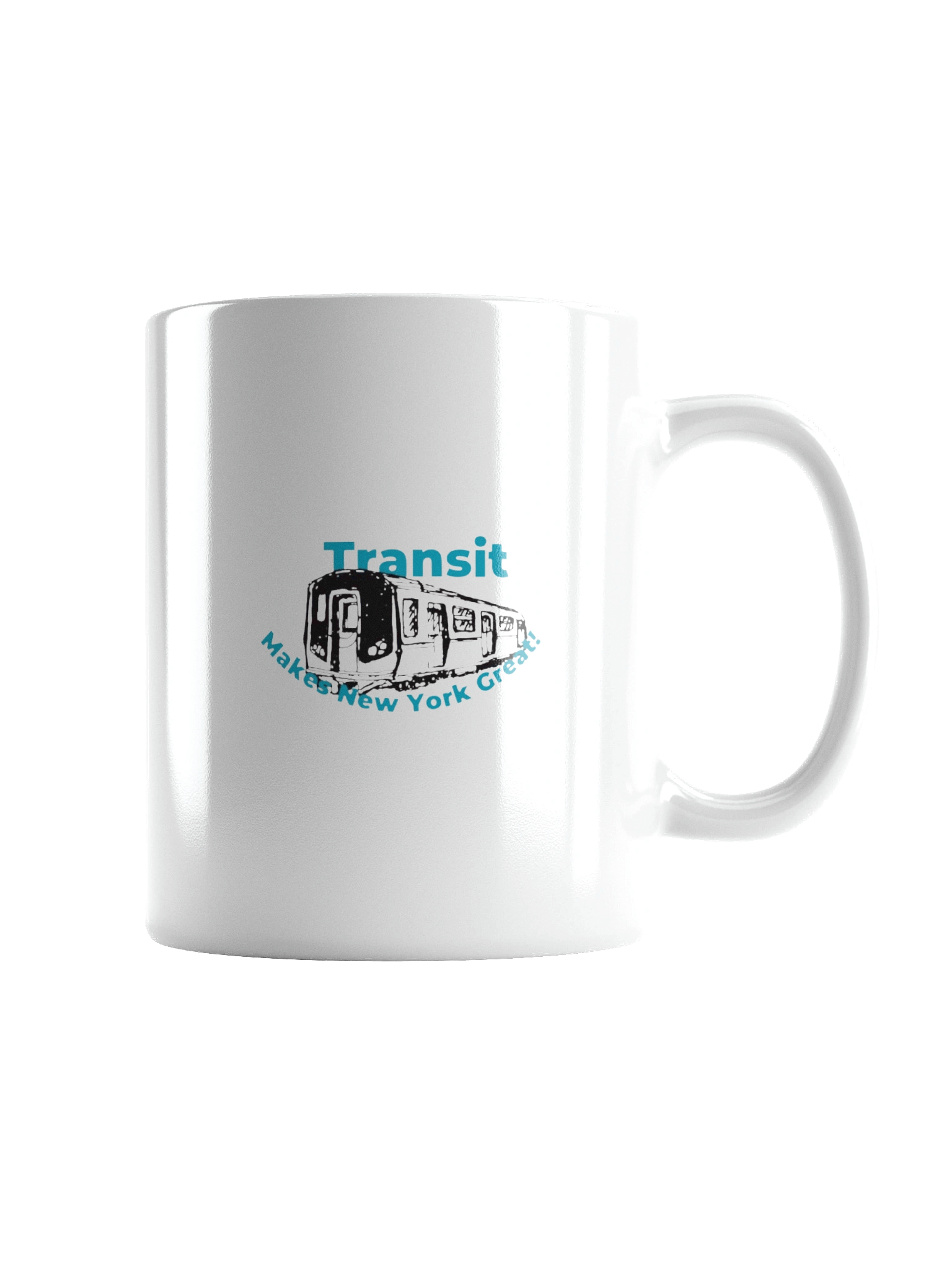 "Transit Makes New York Great" Mug (White) product image (2)