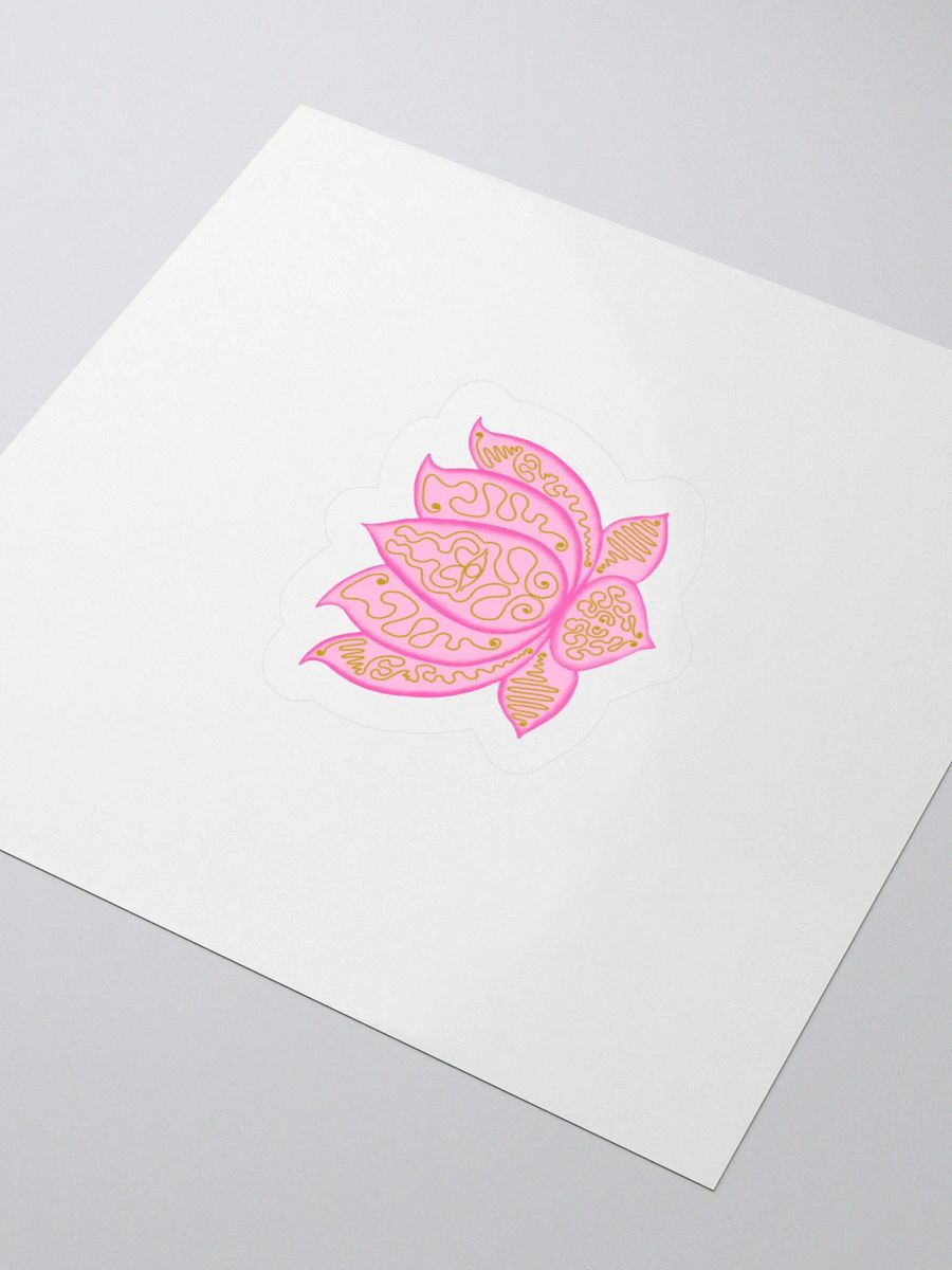 Golden Lotus Kiss Cut Stickers product image (3)