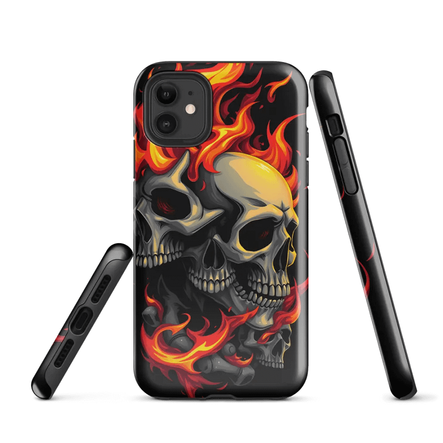 Inferno Skulls iPhone® Tough Case product image (1)