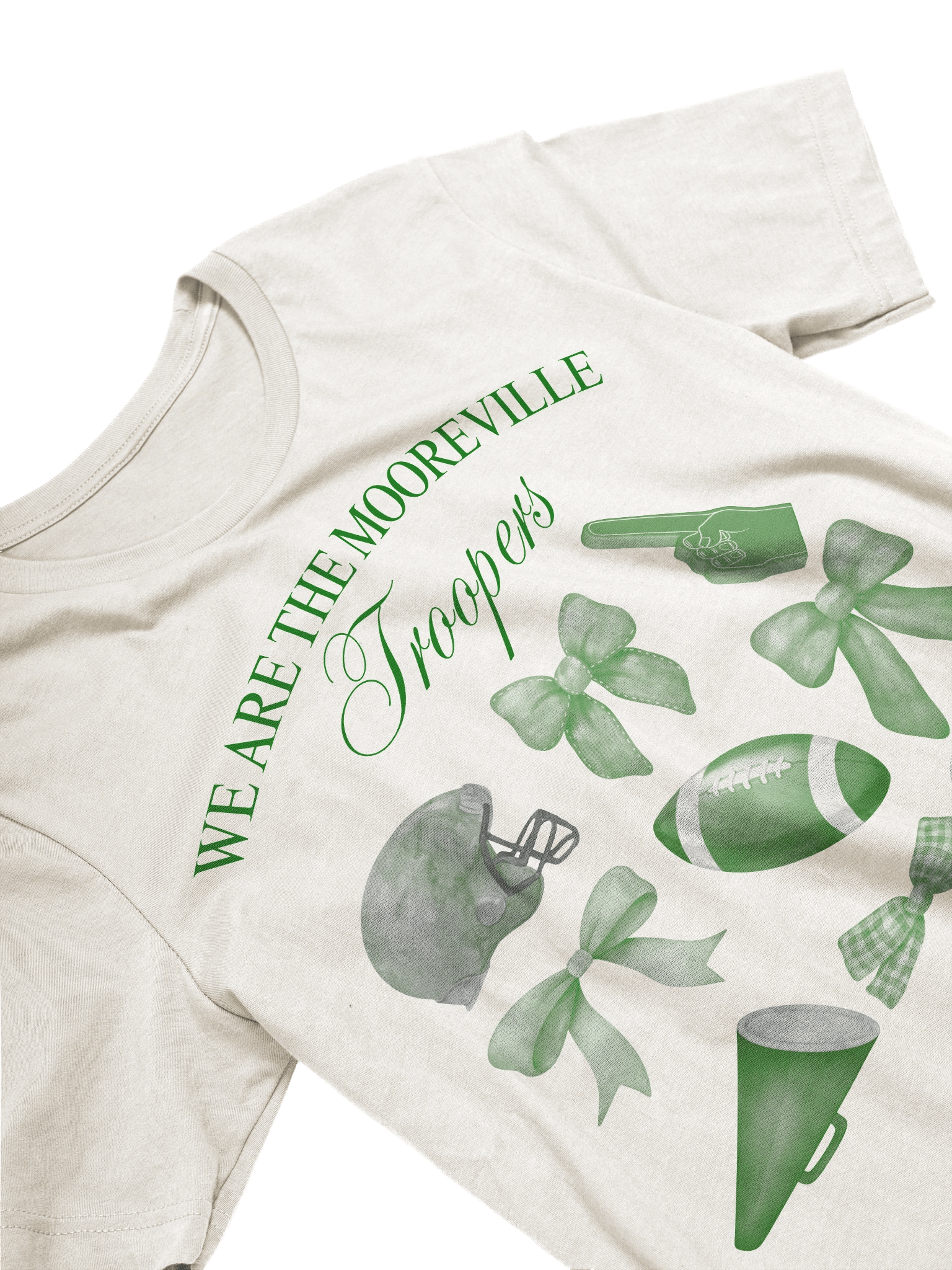 Bows and Footballs T-Shirt product image (3)