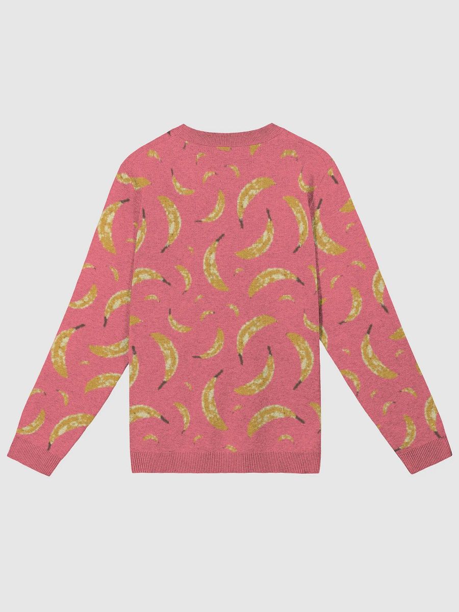 Banana Pattern pink classic fit sweater product image (2)