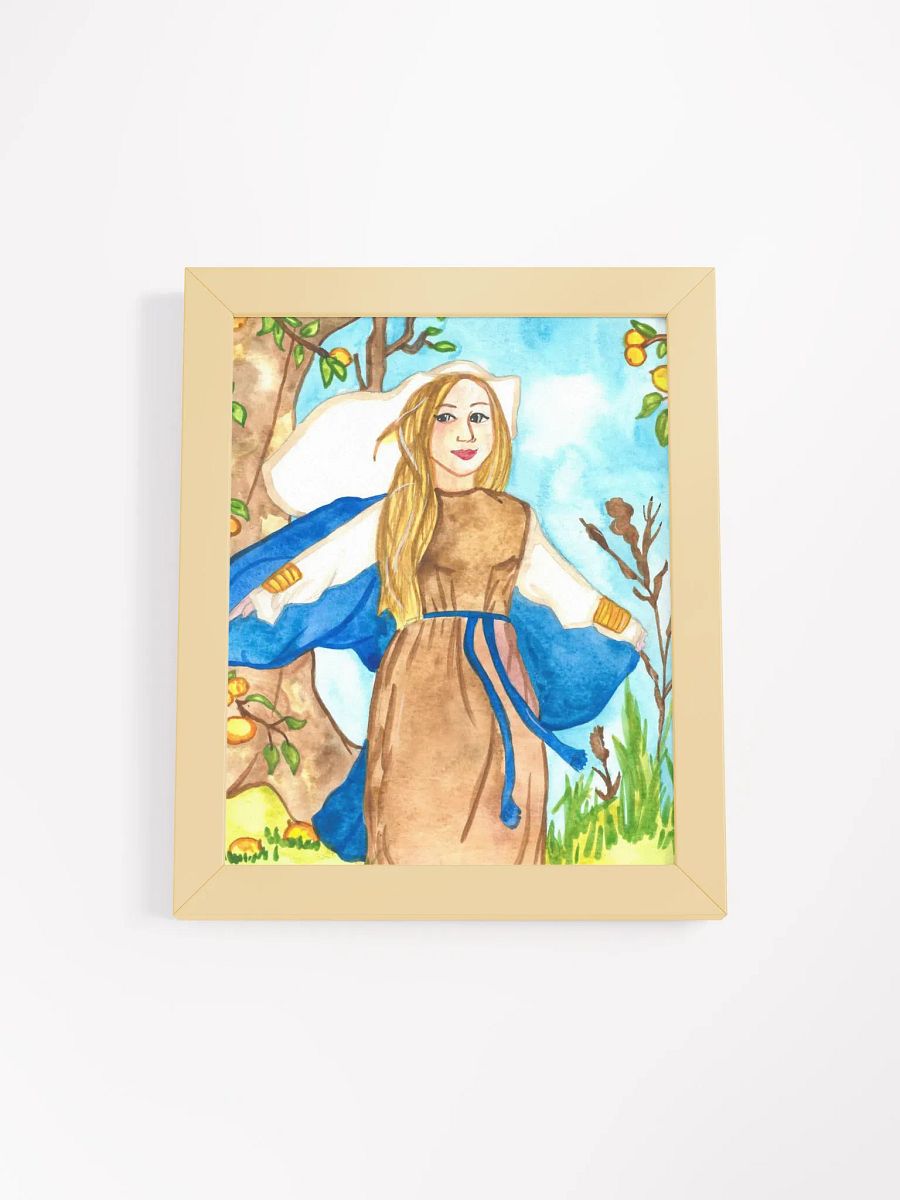Sáule And The Golden Apples Framed Print product image (2)
