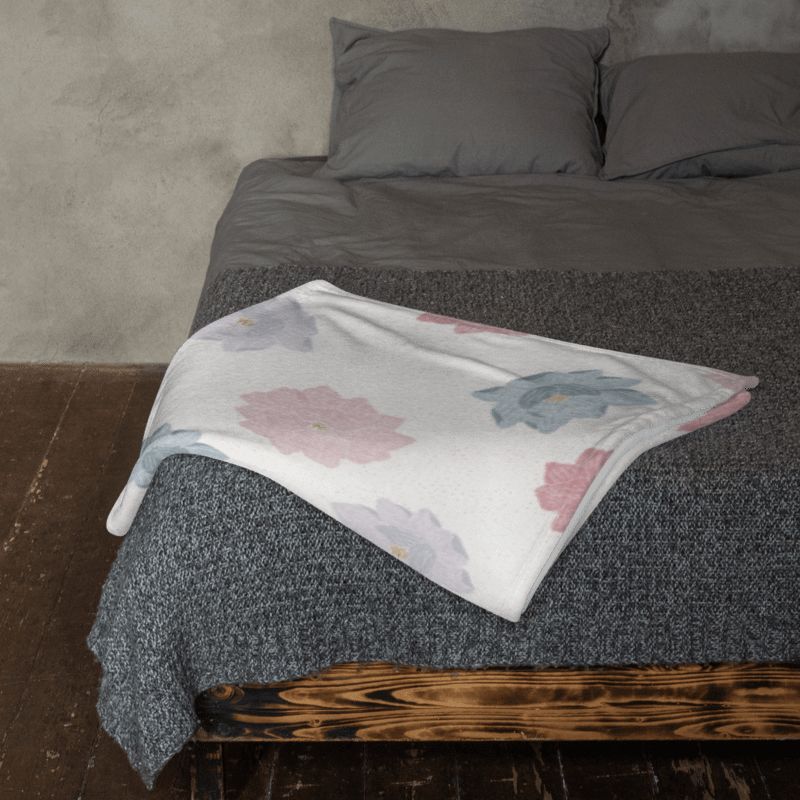 Pastel Petals Throw Blanket product image (3)