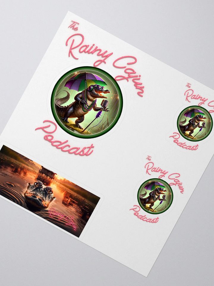 Rainy Cajun Stickers product image (2)