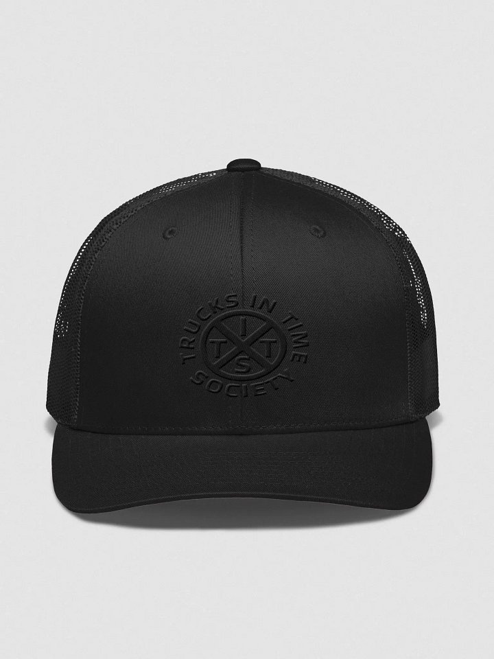 TITS CROSSROADS LOGO Trucker Hat Black/Black/Black product image (1)