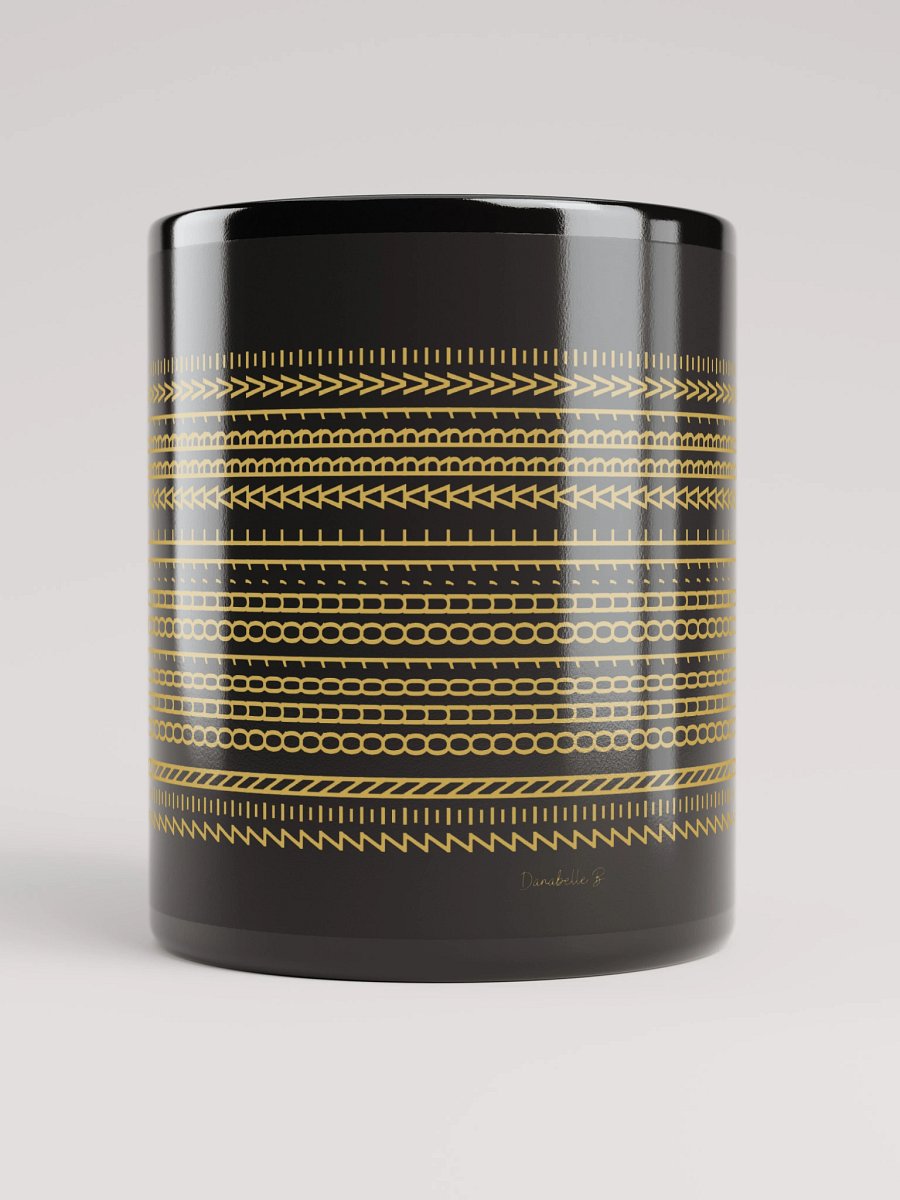 Mug Noir Codé Zen Doré - Zen Quoi Qu'il Arrive - Cadeau Chic product image (5)