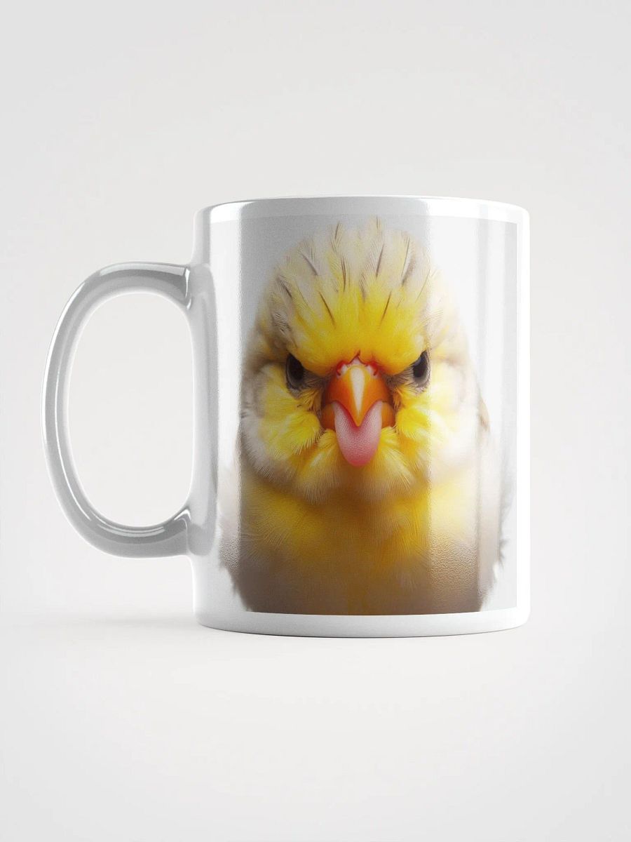 Rude Budgie #Humorous Mug - White product image (6)