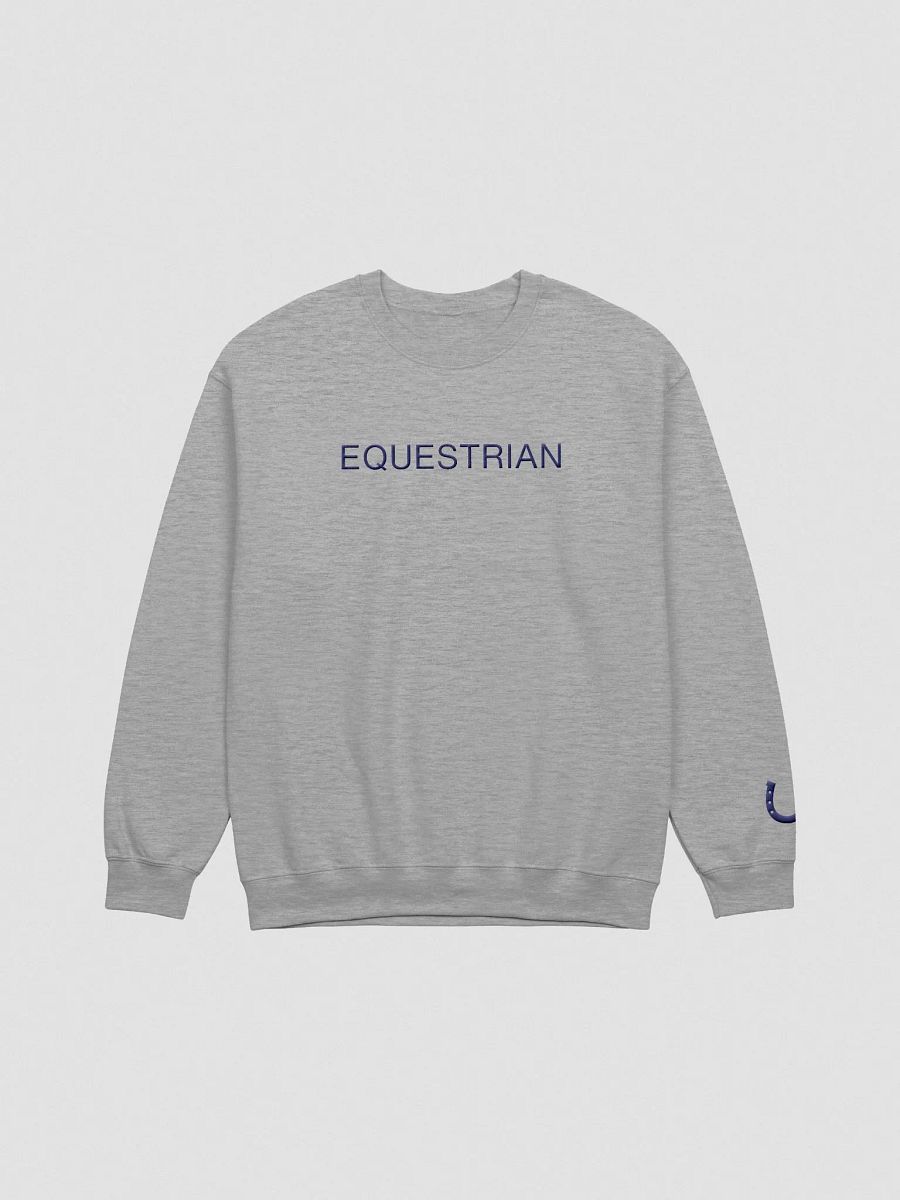 Equestrian Horseshoe Embroidered Sweatshirt product image (2)