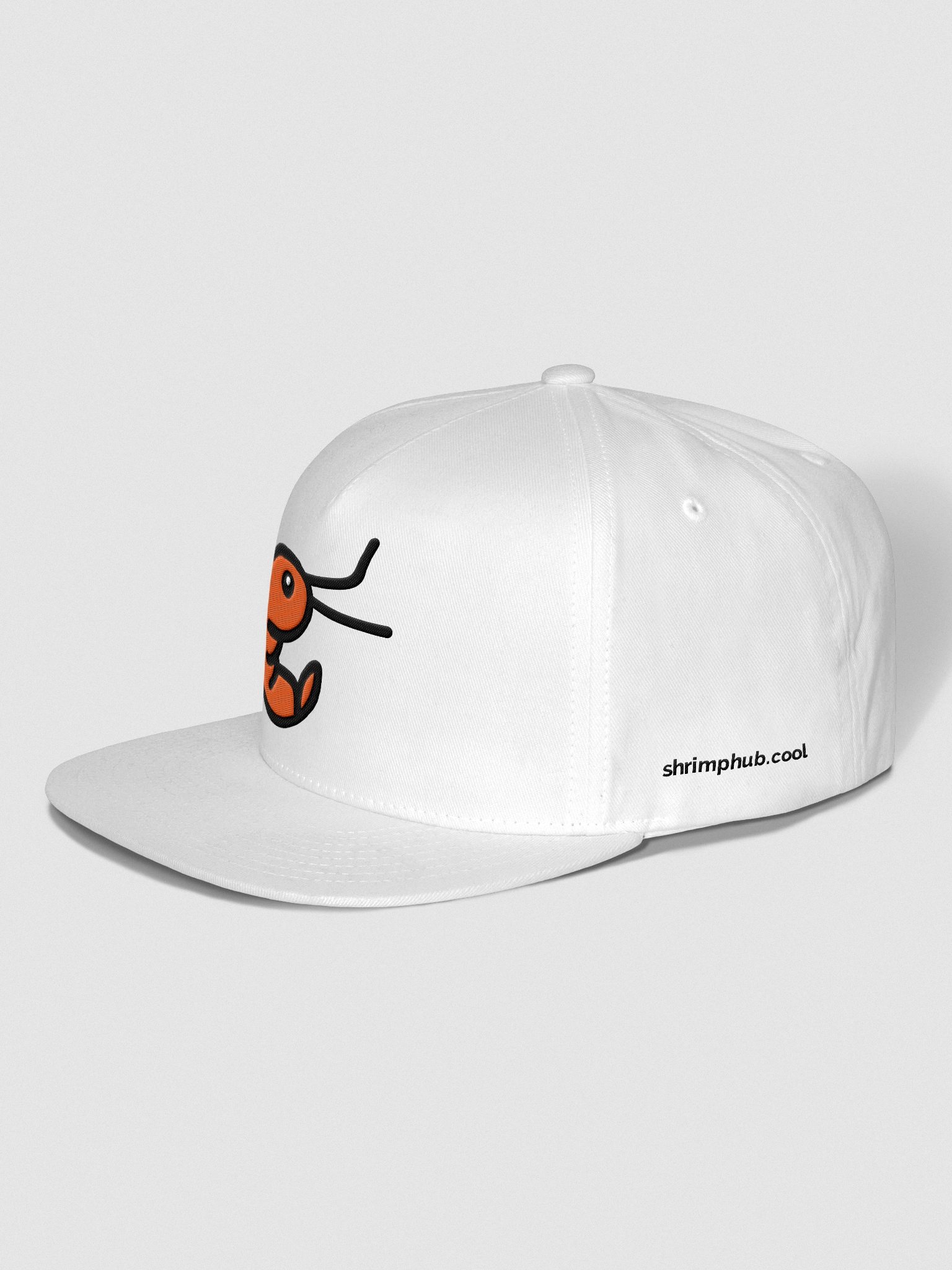 Shrimp on a white snapback product image (2)