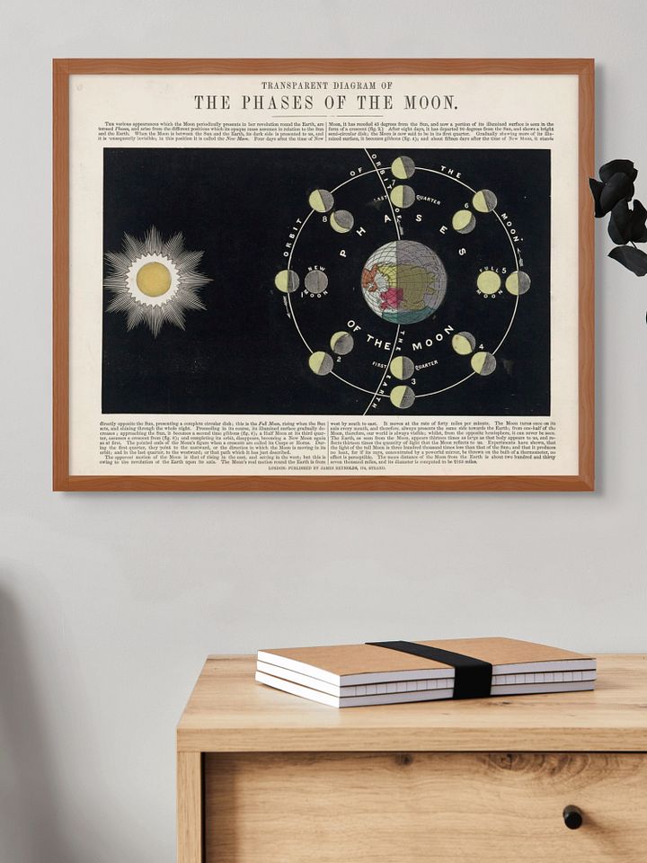 Transparent Phases of The Moon Poster product image (2)