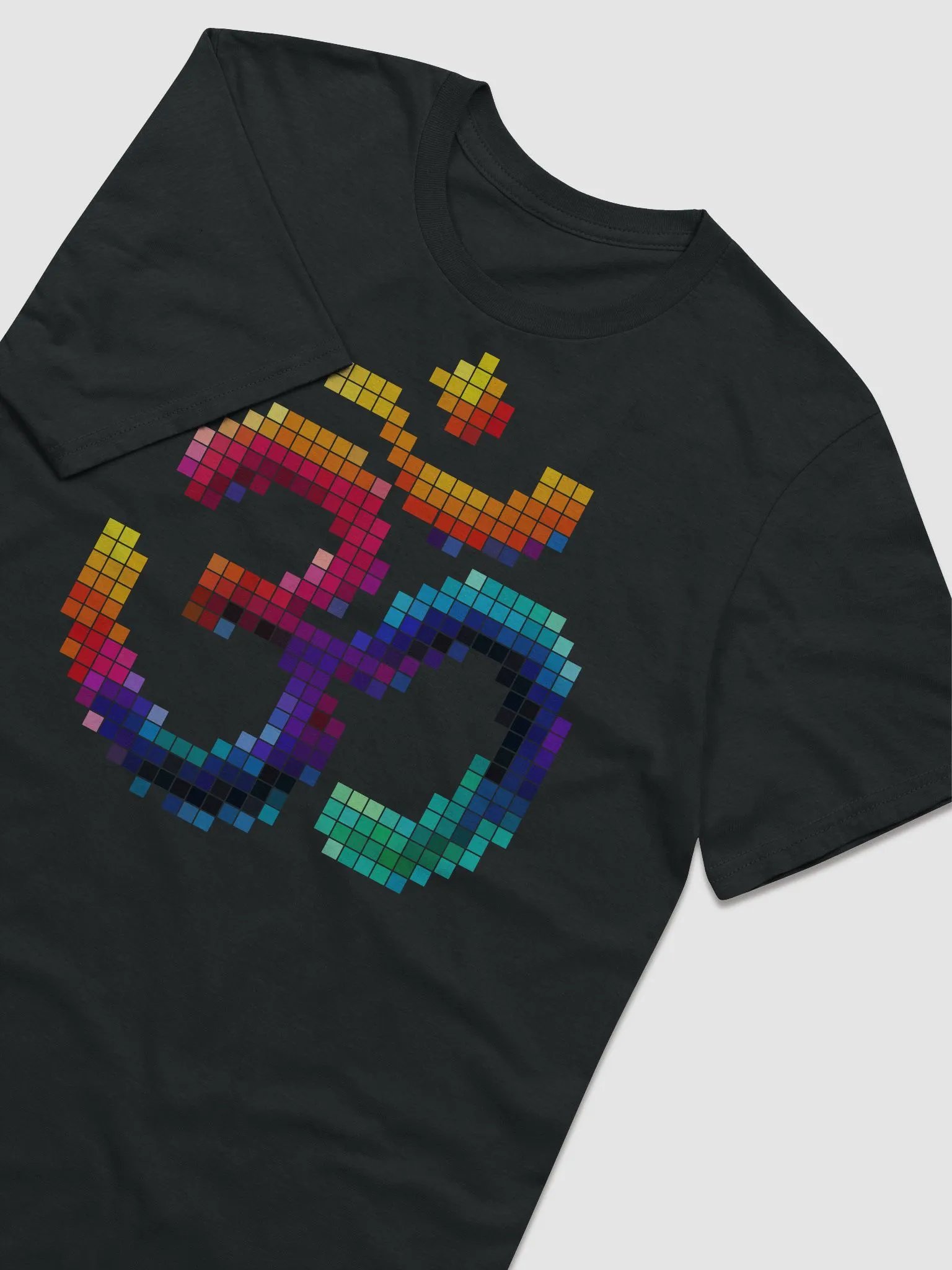 Pixelated Om Vibes T-Shirt product image (5)