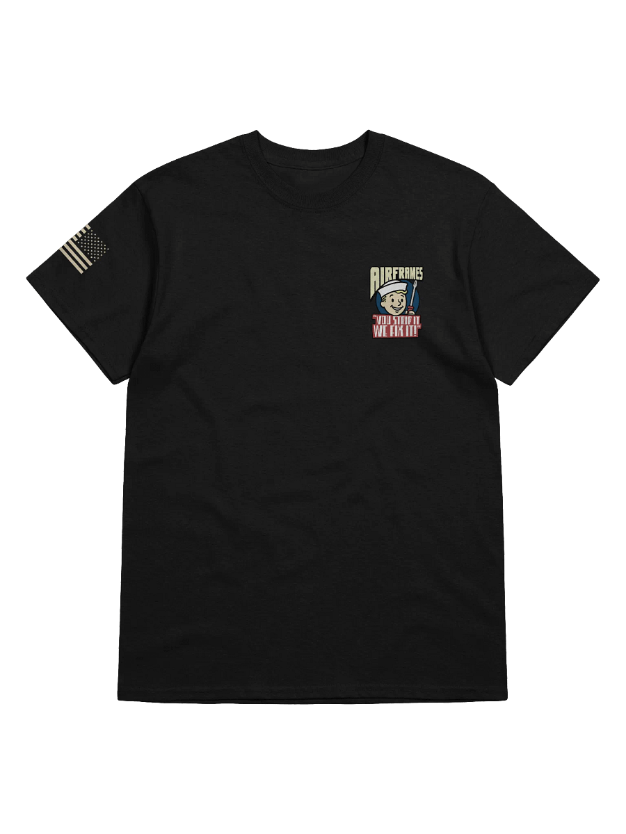 "AIRFRAMES: Strip it" Work Shirt product image (5)