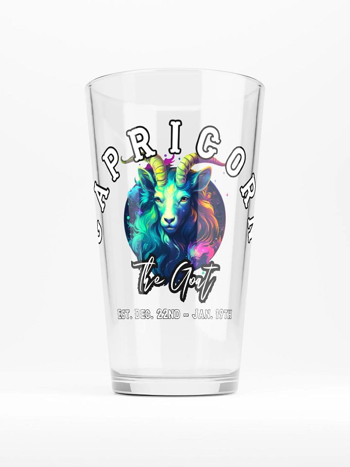 Capricorn - Zodiac Shaker Pint Glass product image (1)