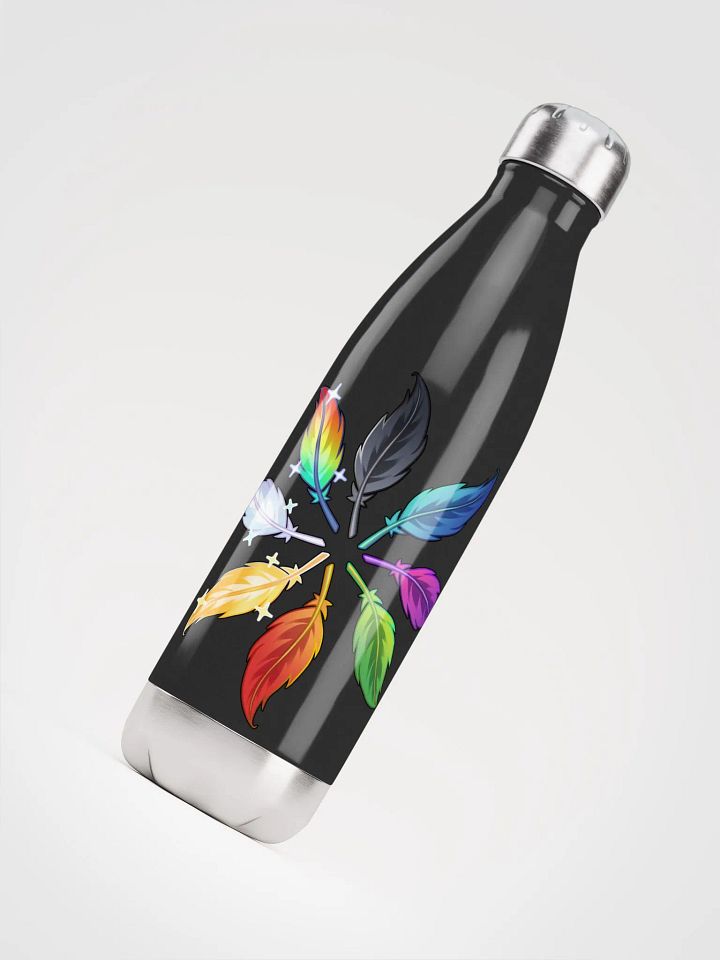 Circle of Feathers Stainless Steel Water Bottle product image (1)