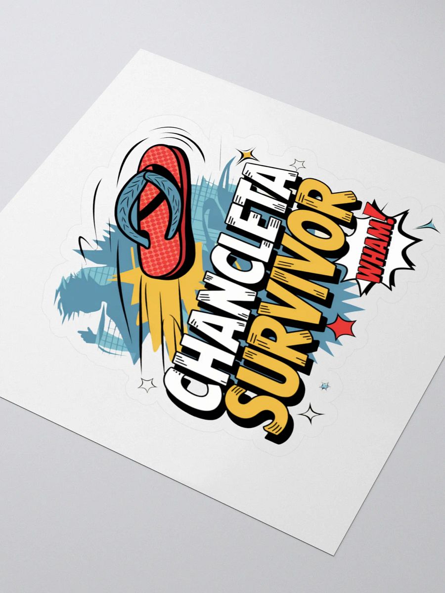 Wham! Chancleta Survivor Sticker product image (3)