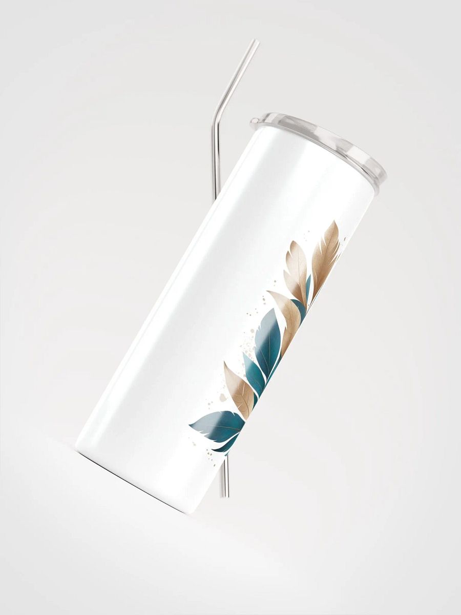 Harmony in Blue Feathered Tumbler product image (4)
