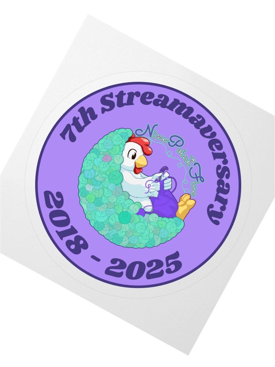7th Streamaversary Sticker product image (5)