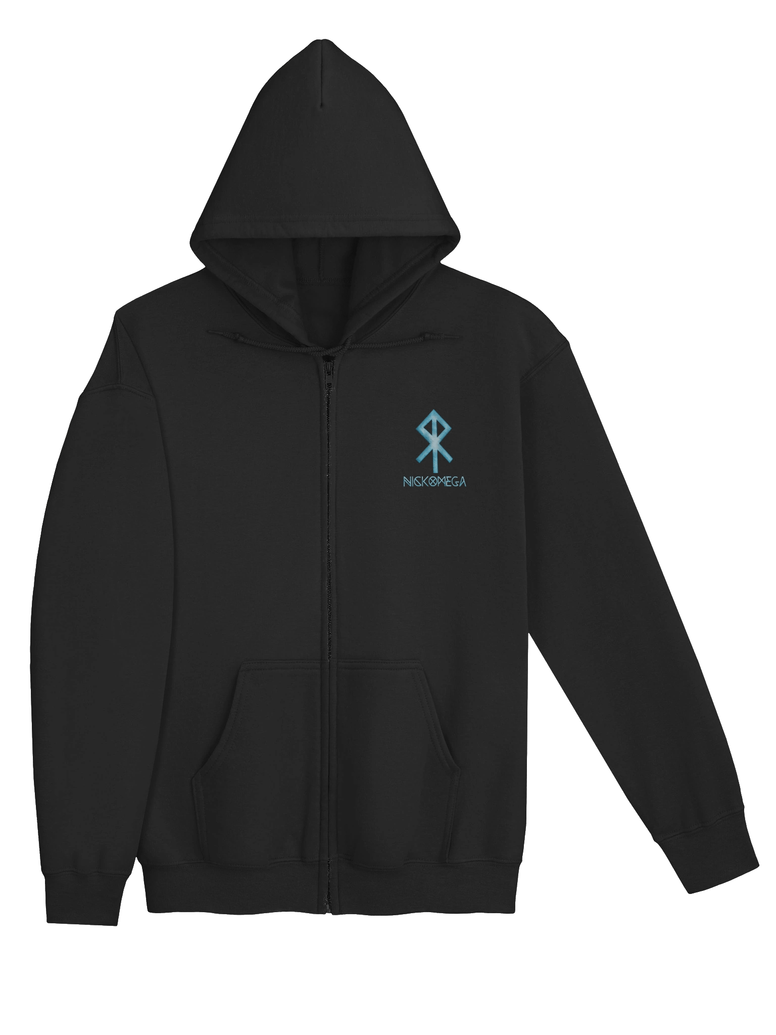 Frozen Bindrune Zip Hood product image (3)