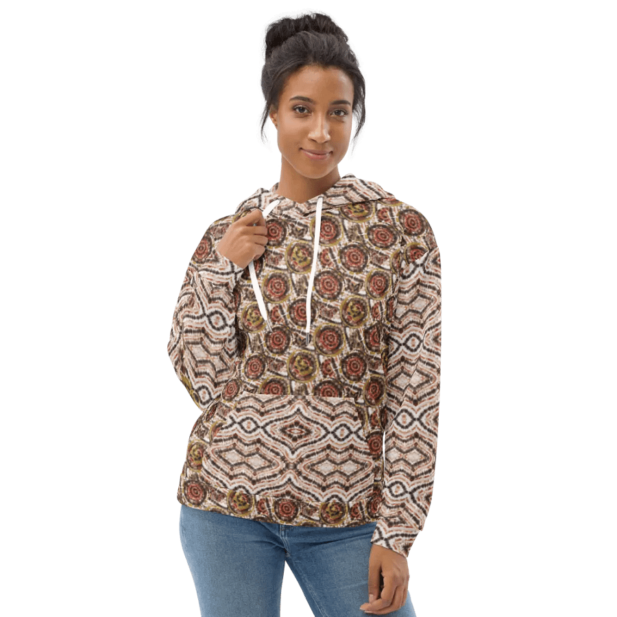 Funky Boho Tie Dye Butterfly Hoodie product image (5)