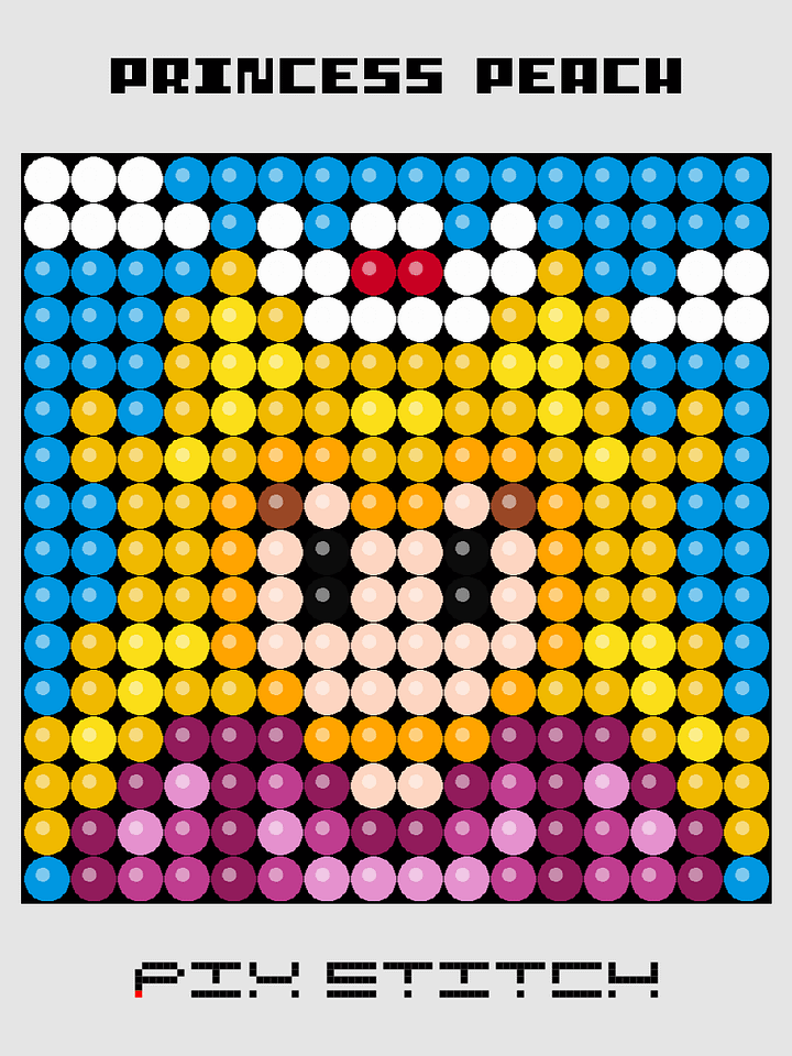 Princess Peach Pixel Art product image (1)