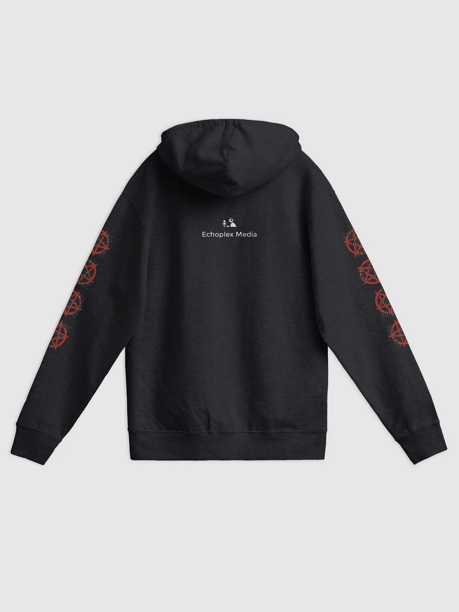 Live Laugh Lucifer Sleeves Fleece Zipper Hoodie product image (3)