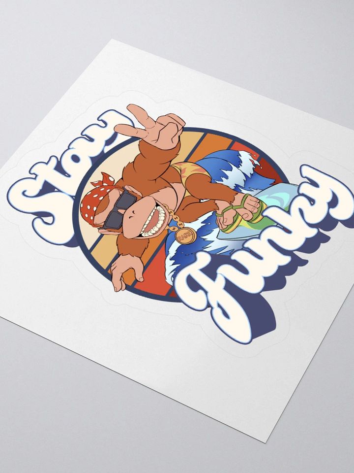 Funky Monkey Sticker product image (4)