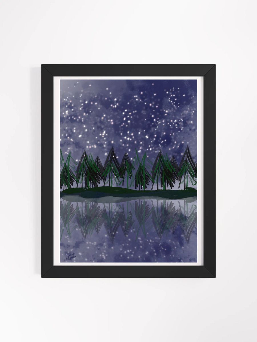 Starry Night Reflection Framed Poster product image (1)