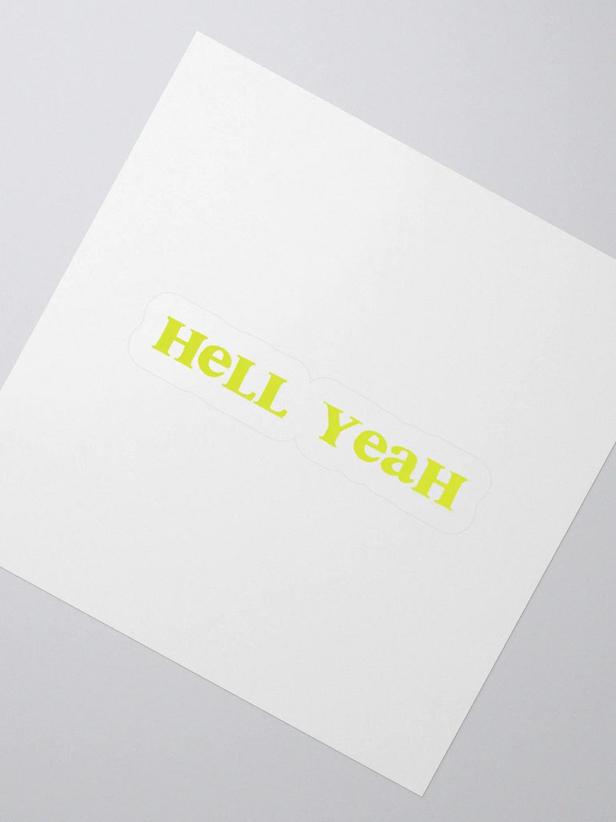 Hell Yeah Sticker (Shrek Version) product image (2)