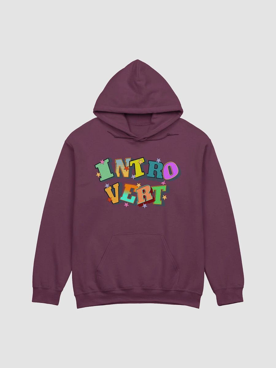 Introvert Letter Starry Classic Hoodie product image (9)