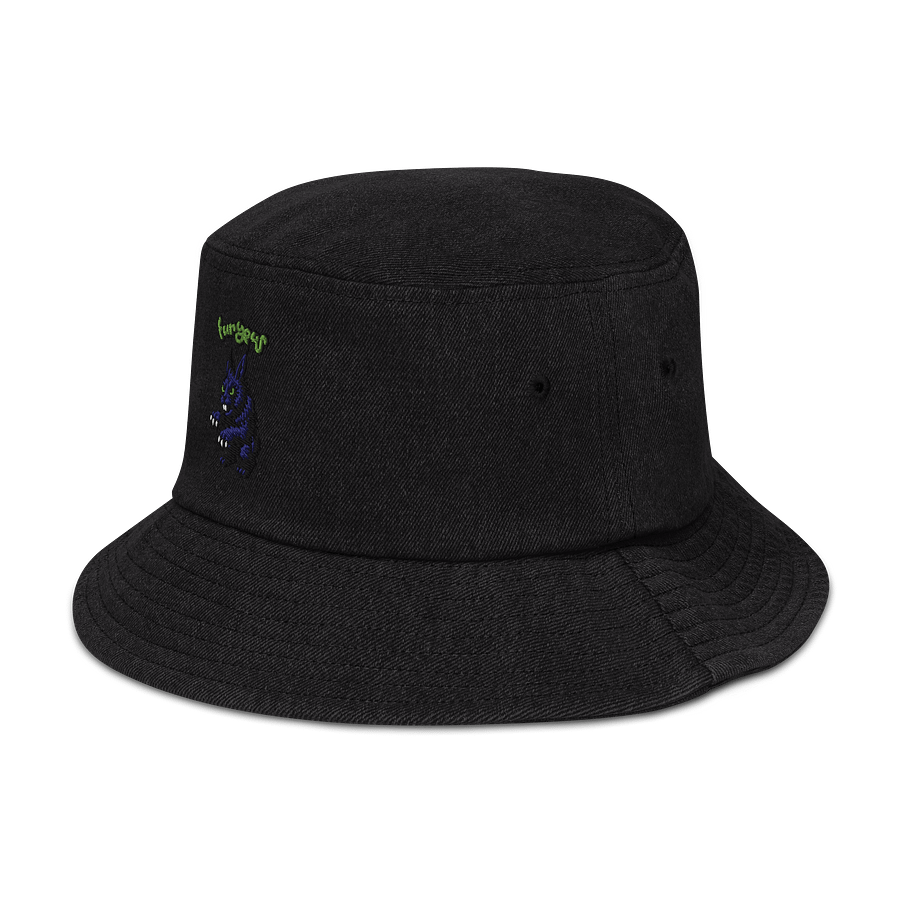 Fierce Purple Creature Denim Bucket Hat product image (4)