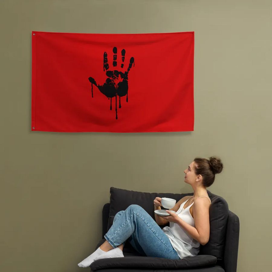 Dark As Midnight Flag product image (12)