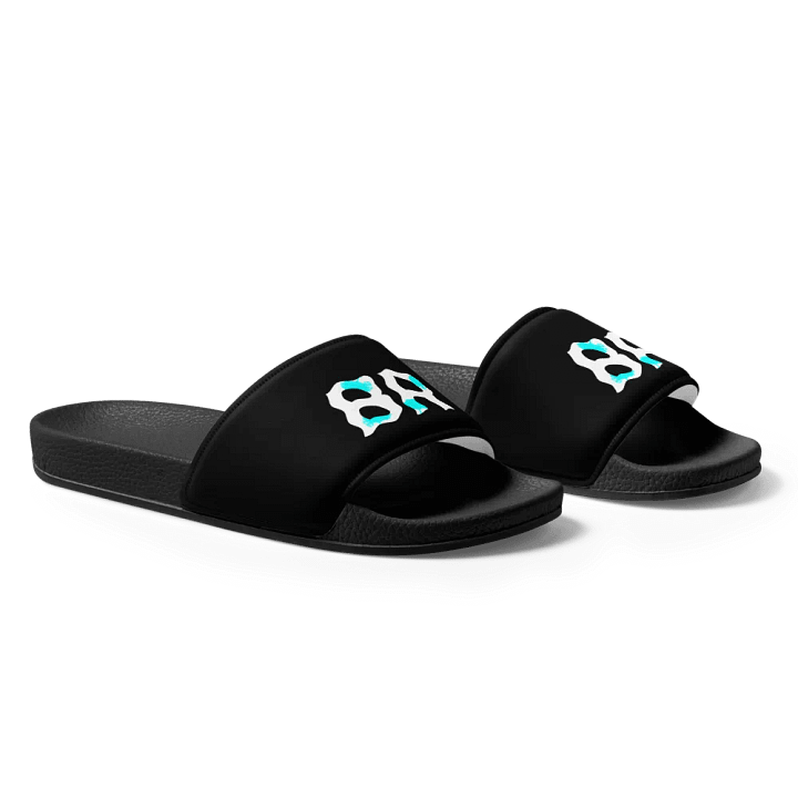 "BR WAVY" SLIDES (BLK) product image (1)