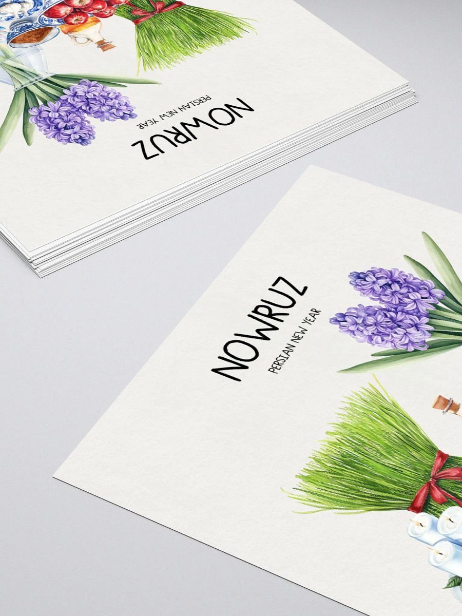 Nowruz Celebration Sticker Set, Nowruz Watercolor Art, Haft-sin Table, Persian New Year, Persian Art product image (12)